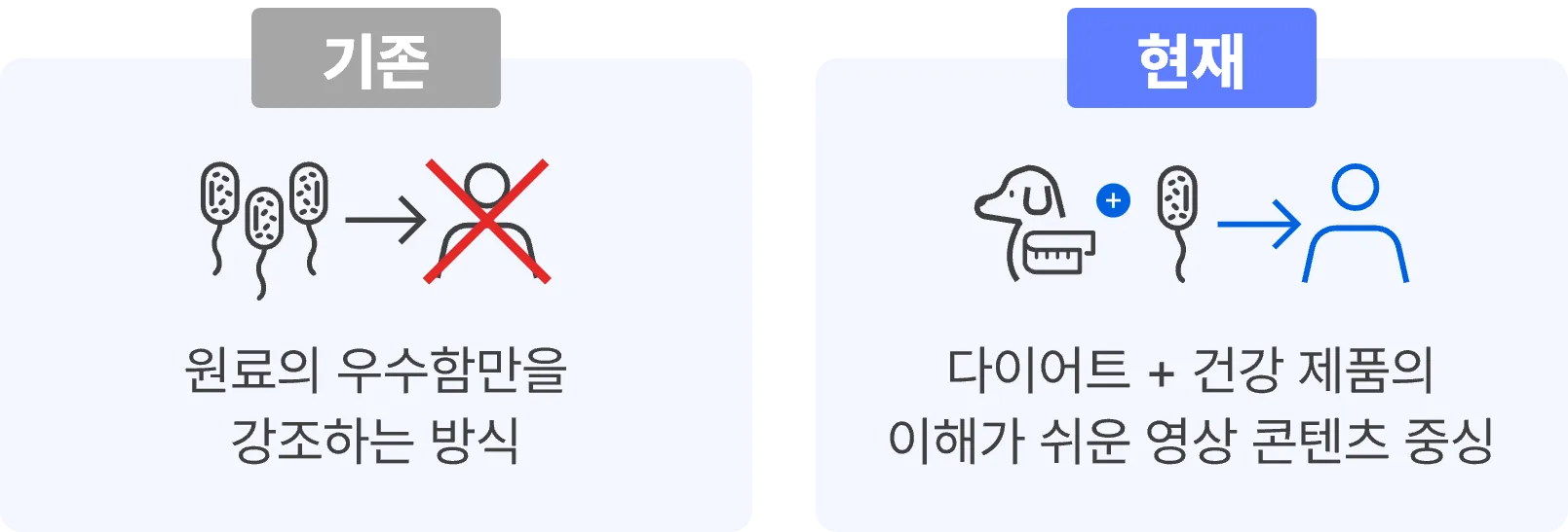 퍼포먼스 마케팅 전 후 비교